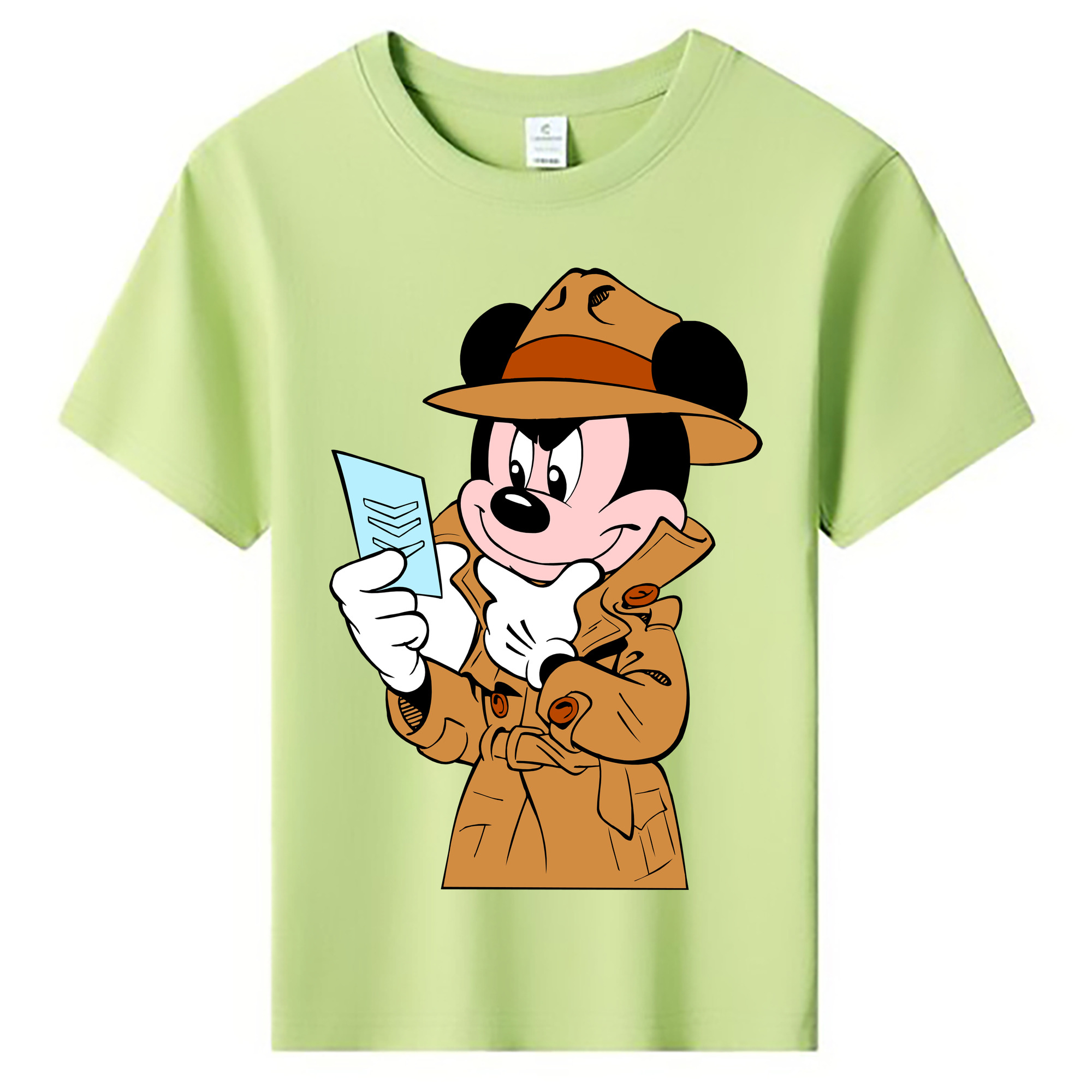 ミッキーマウス Mickey Mouse 綿100％キッズTシャツ（フロントプリント）